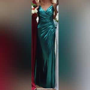 Emerald Green Strappy Dress